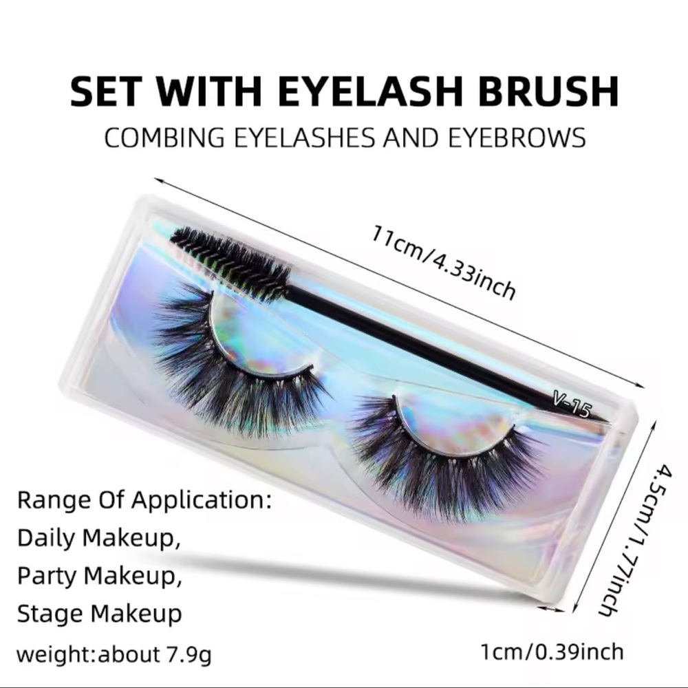 Eyelash Set with Brush